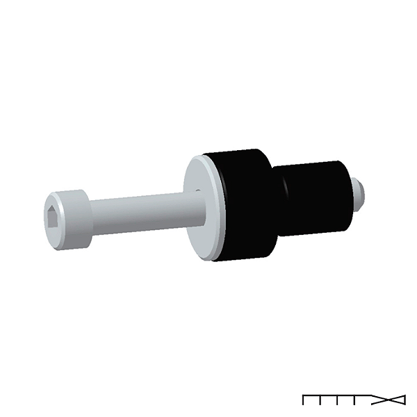 Adaptador para o Proguard da Rizoma - Bmw F800R 2009 - 2011