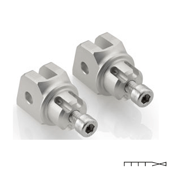 Adaptador para Pedaleira Dianteira Rizoma (Par) - Dl1000 V-Strom