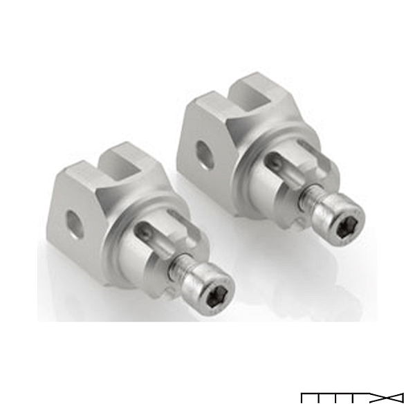 Adaptador para Pedaleira Dianteira Rizoma (Par) - Yamaha Xt1200Z Super Tenere 2010 - 2020