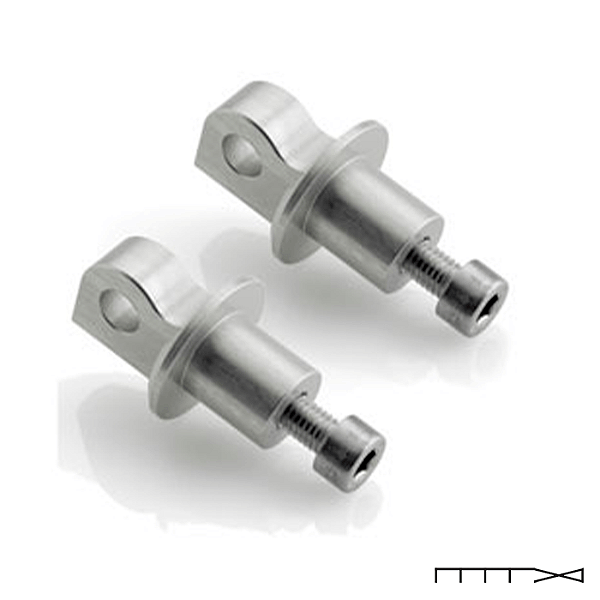 Adaptador para Pedaleira Dianteiro Rizoma (Par) - Kawasaki