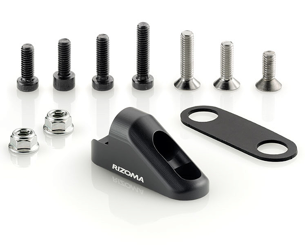 Adaptadores para Retrovisores Rizoma - Par - Preto