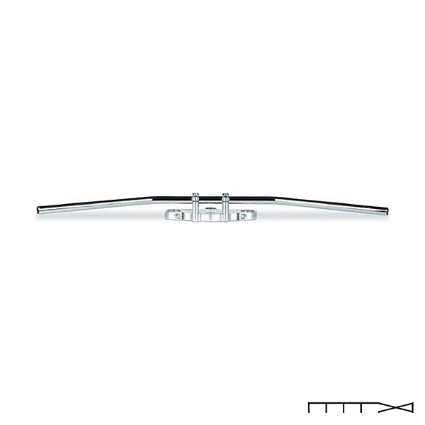 Guidão Modelo Custom Dragbar Long - Cromado - 22mm - Trw Lucas