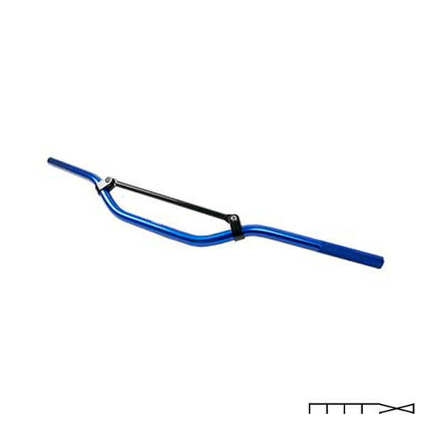 Guidão Trw Lucas - off-Road Medium - Azul - 22 Mm
