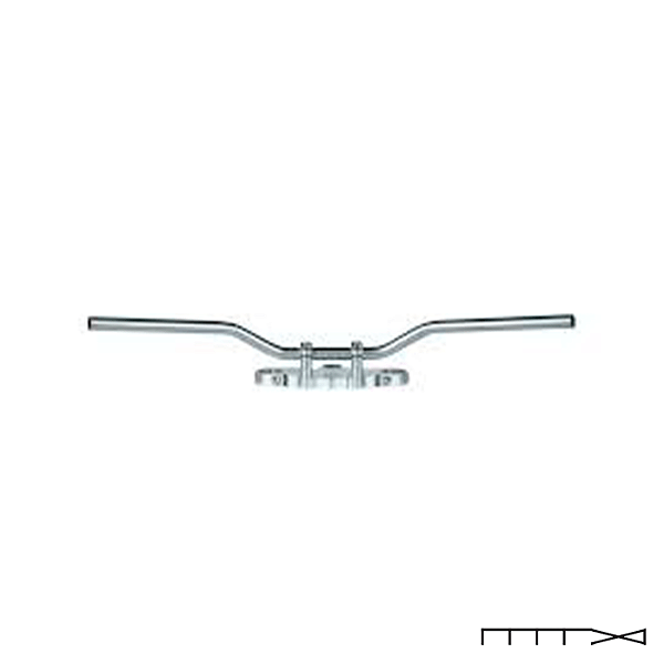 Guidão Trw Lucas - Superbike Elegance - Cromado - 22 Mm