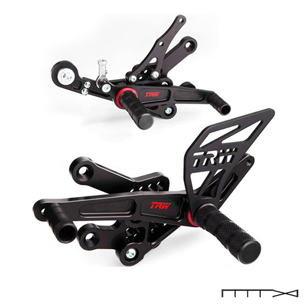 Kit de Pedaleira Ajustavel Trw (Preto) - Yzf R1 07-08