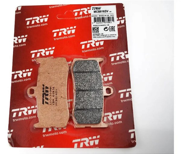 Pastilha de Freio Dianteira - Triumph 675 Daytona 2009 - 2016 - TRW
