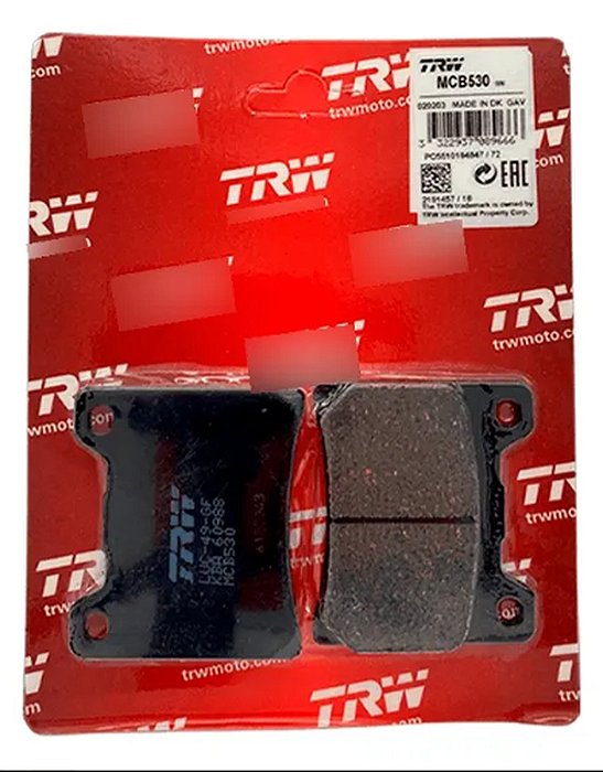 Pastilha de Freio Orgânica Traseira TRW - Yamaha XVS 1100 Drag Star Classic 2000 - 2005