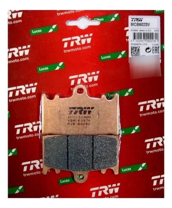 Pastilha de Freio Sinterizada Dianteira TRW - Kawasaki / Suzuki