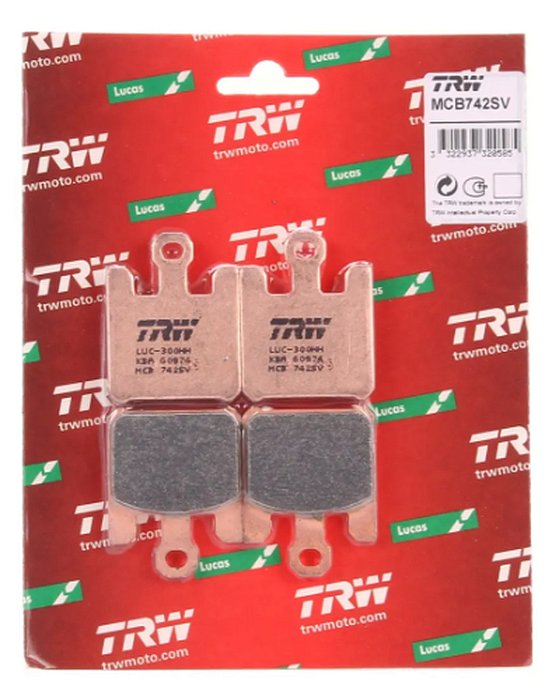 Pastilha de Freio Sinterizada Dianteira TRW - Kawasaki ZX-10 R Ninja 04-07 e Suzuki  GSX-R 1000 03-04