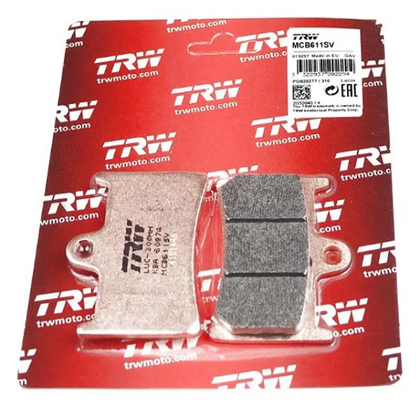 Pastilha de Freio Sinterizada Dianteira TRW - Yamaha XT 1200 Z Super Tenere 2017 - 2020