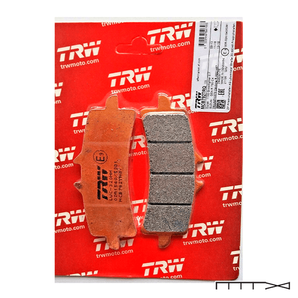 Pastilha de Freio Sinterizada Racing Dianteira TRW- Aprilia, Benelli, Ducati, Husqvarna, Kawasaki, KTM, Suzuki e Triumph