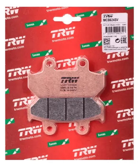 Pastilha de Freio Sintezada Dianteira TRW - Honda GL Goldwing 1988 - 1990