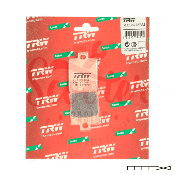 Pastilha de Freio Traseira - Modelos Gilera & Piaggio - TRW