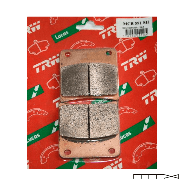 Pastilha de Freio Traseira - Suzuki VX 800 1990 - 1997 - TRW