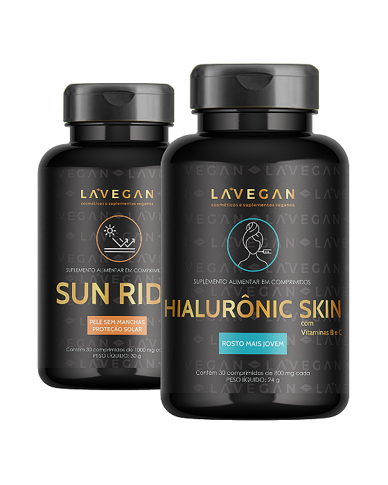 Combo 2 - 2 unidades de Sun Ride e 1 unidade de Hyaluronic SKin