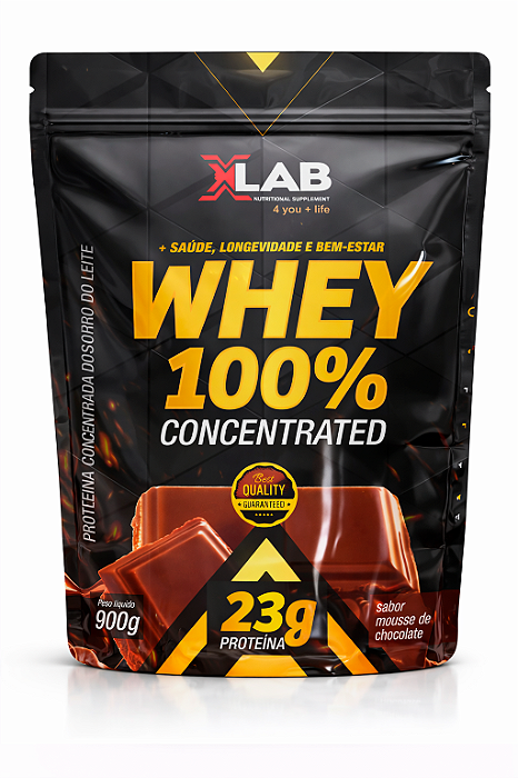 WHEY PROTEIN CONCENTRADO 900G XLAB (refil)