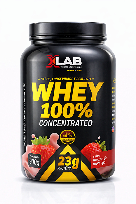 WHEY PROTEIN CONCENTRADO 900G XLAB (pote)