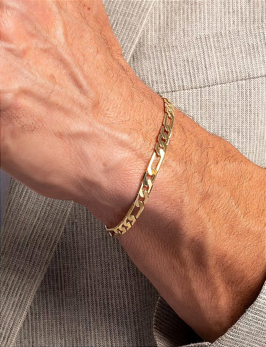Pulseira 3x1 Semijoia 22cm