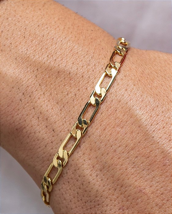 Pulseira 1x1 Semijoia 21,5cm