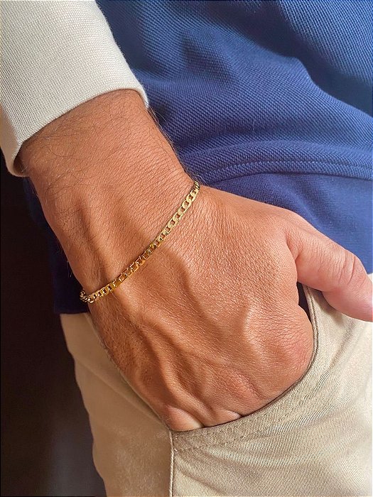 Pulseira Grumet Semijoia 21,5cm