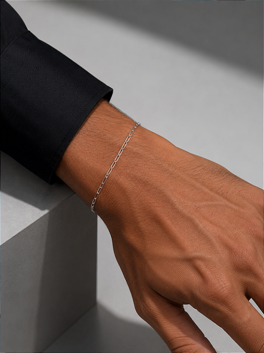 Pulseira Cartier Corrente Prata 21cm