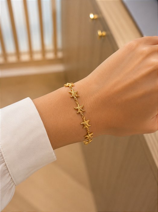 Pulseira Estrela Mar 22,5cm