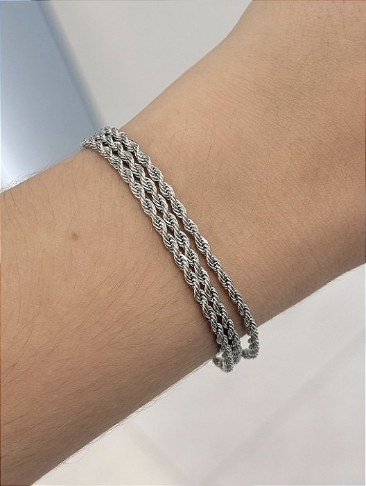 Pulseira Tripla Cordão Baiano