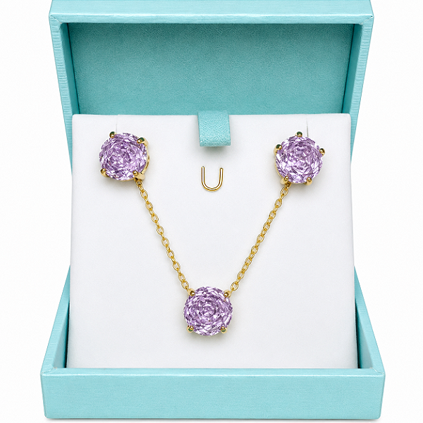 Conjunto rose cut