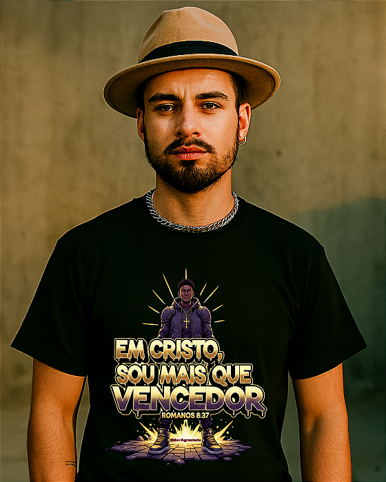 Camiseta em Cristo sou mais que vencedor