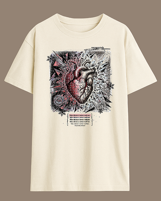 Camiseta Não deixe o amor esfriar Over