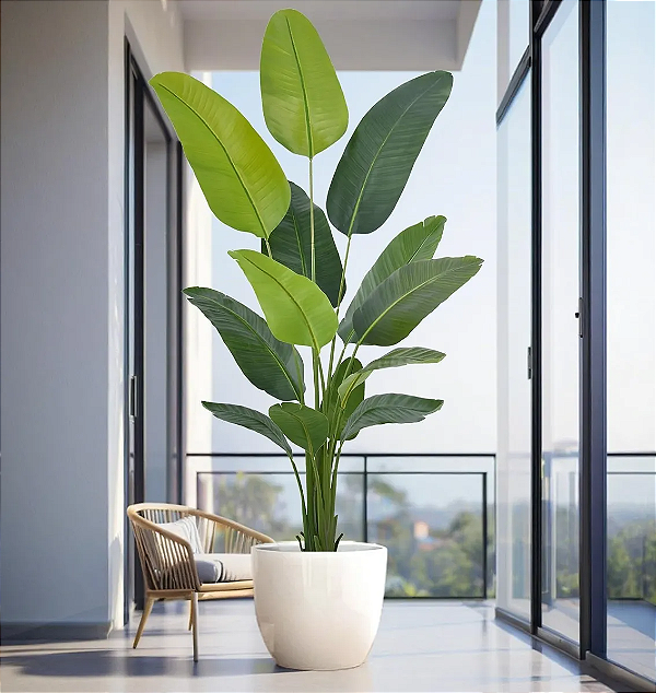 Bananeira Artificial Decoração Premium Realista 1.80m