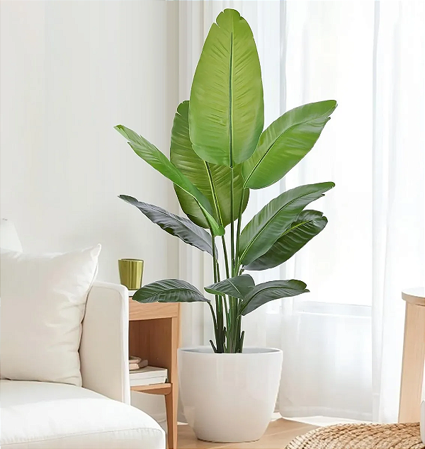 Bananeira Artificial Decoração Premium Toque Real 1.60m