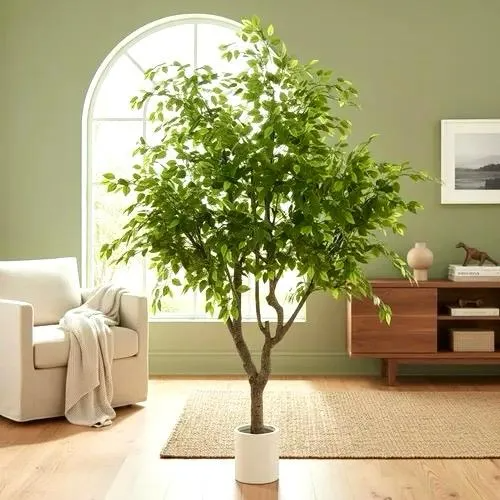 Árvore Artificial Grande Realista Com 2.50m Para Decoração