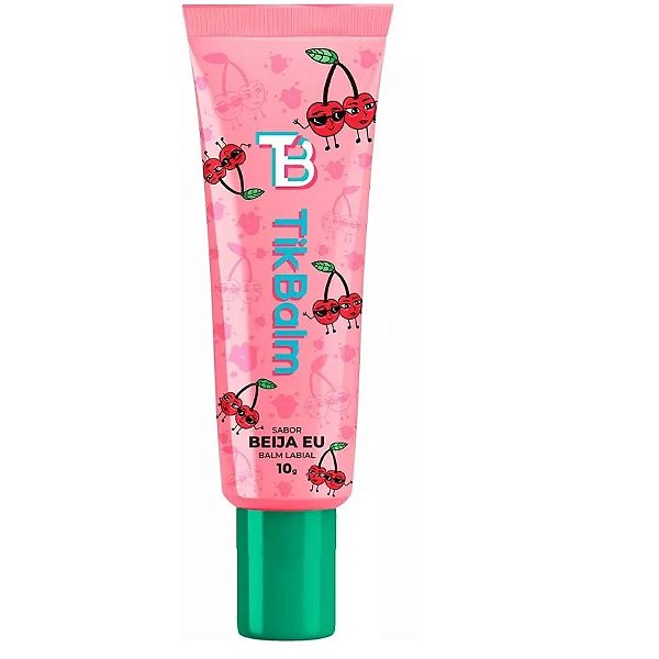 Lip Balm Labial TikBalm Gloss Sabor Beija Eu 10g