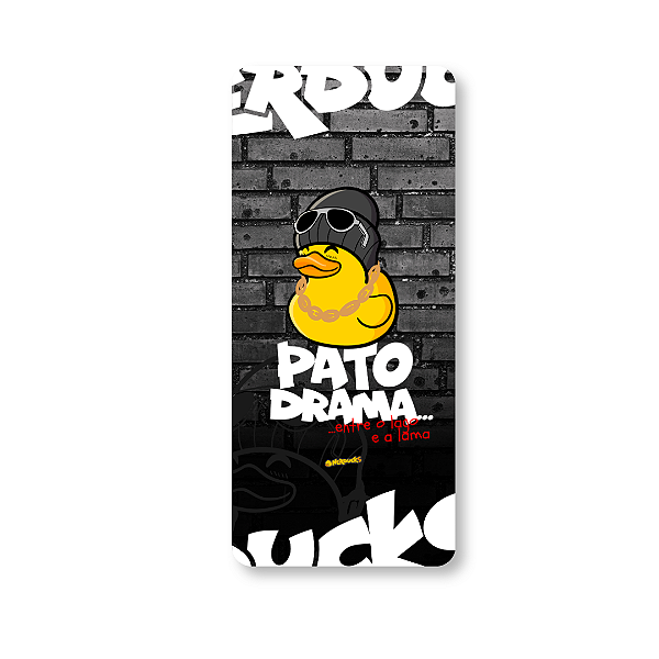 QUADRO DE METAL P - NERDUCKS - PATO DRAMA