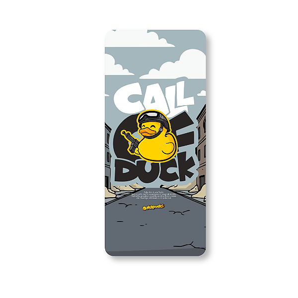 QUADRO DE METAL P - NERDUCKS - CALL OF DUCK