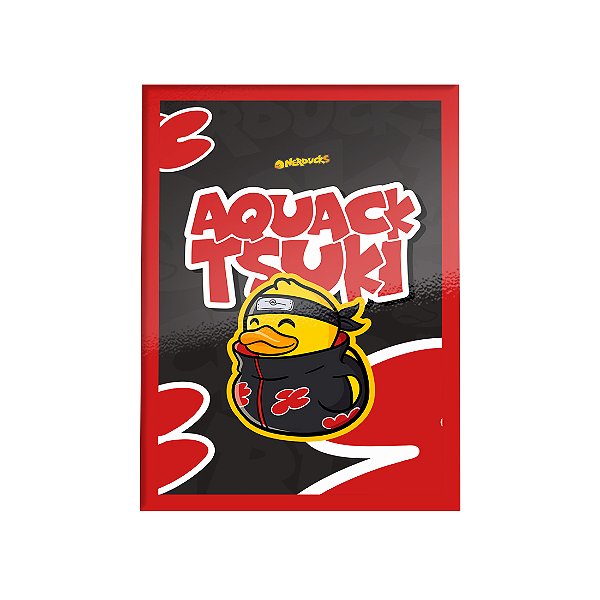 QUADRO DE METAL GG - NERDUCKS - AQUACKTSUKI