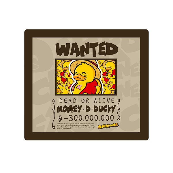 MOUSEPAD PADRÃO - MONKEY D DUCKY