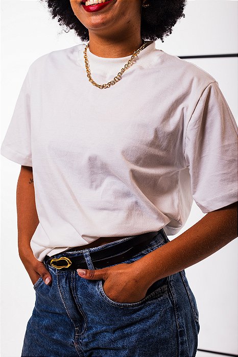 Oversized Feminina Branca