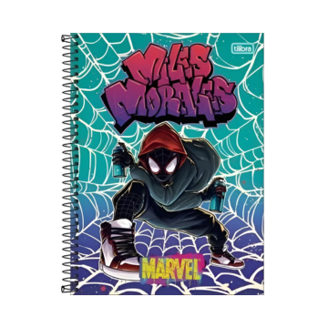 Caderno Miles Morales 80 Folhas Tilibra – Edição Especial do Homem-Aranha