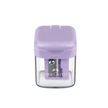 Apontador Minibox Pastel com Depósito - Faber-Castell
