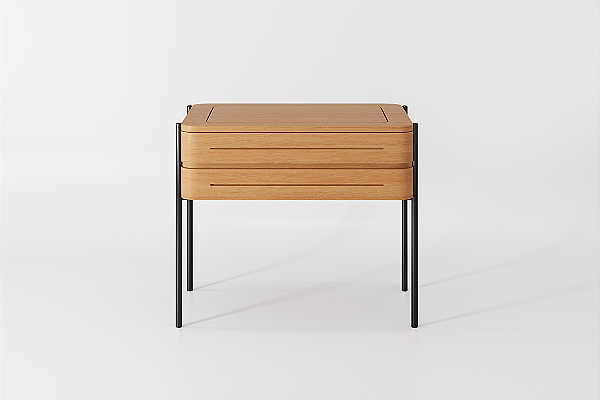Mesa de Cabeceira Gabie Grande 2 Gavetas