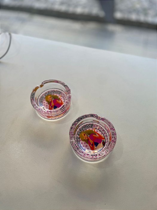 Cinzeiro de Vidro Transparente