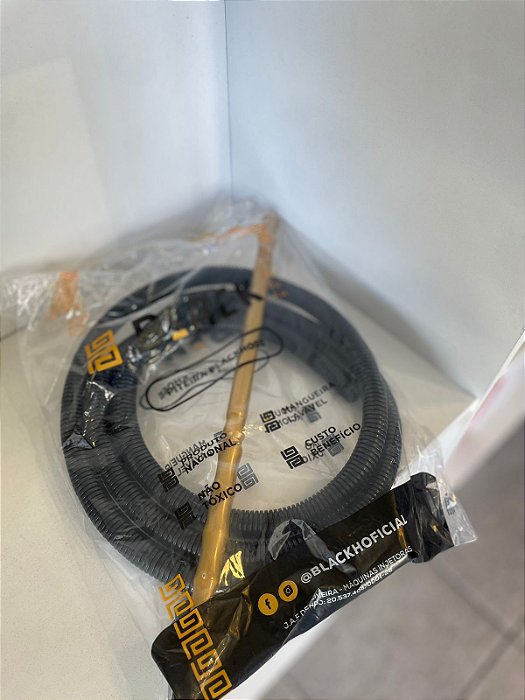 Mangueira Completa Black para Narguilé