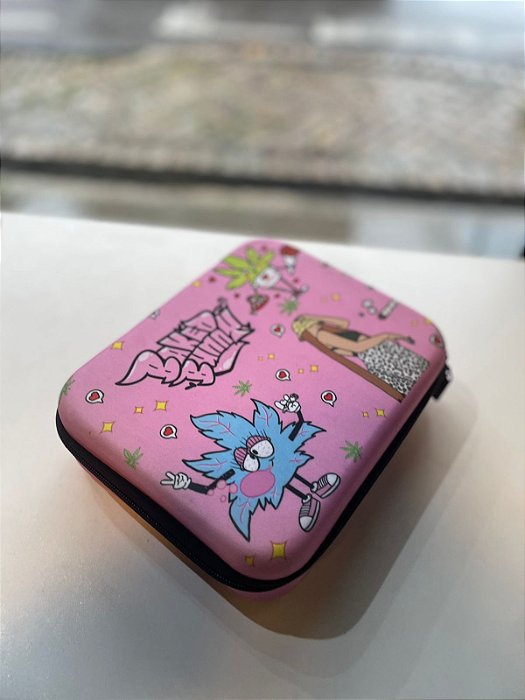 Estojo Case Big Bunny Rosa Compacto