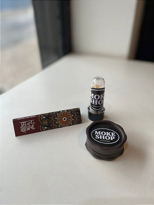 Kit Seda Brown KS + Piteira + Dichavador