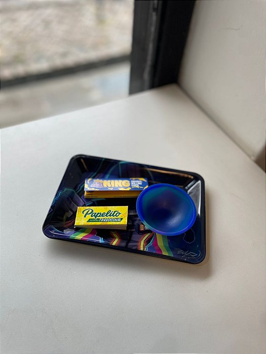 Kit Bandeja com Cuia, Piteira e Seda