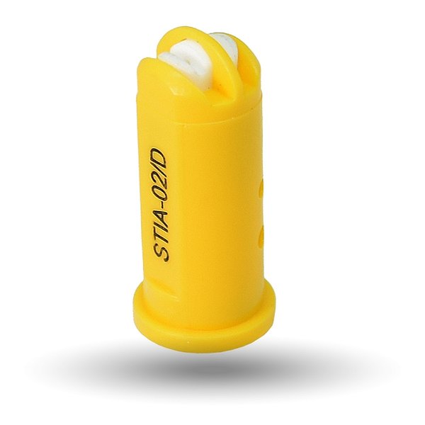Bico STIA/D “Super Turbo” Com Indução De Ar Duplo Amarelo 130° 2,0 MJ352/1 Magnojet para pulverizador.