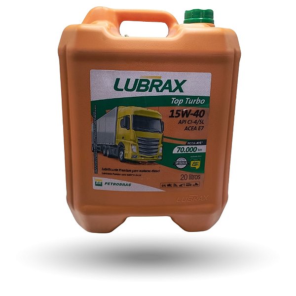 Óleo Lubrax Top Turbo Essencial 15W40 20L