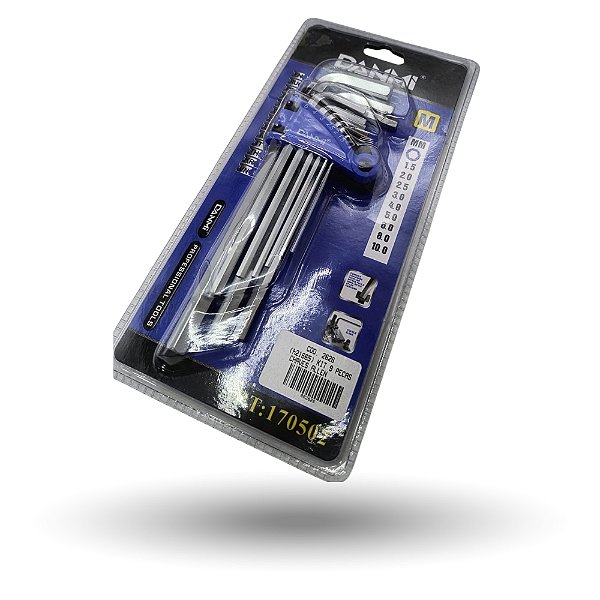 Conjunto De Chave Allen 9 Peças Danmi